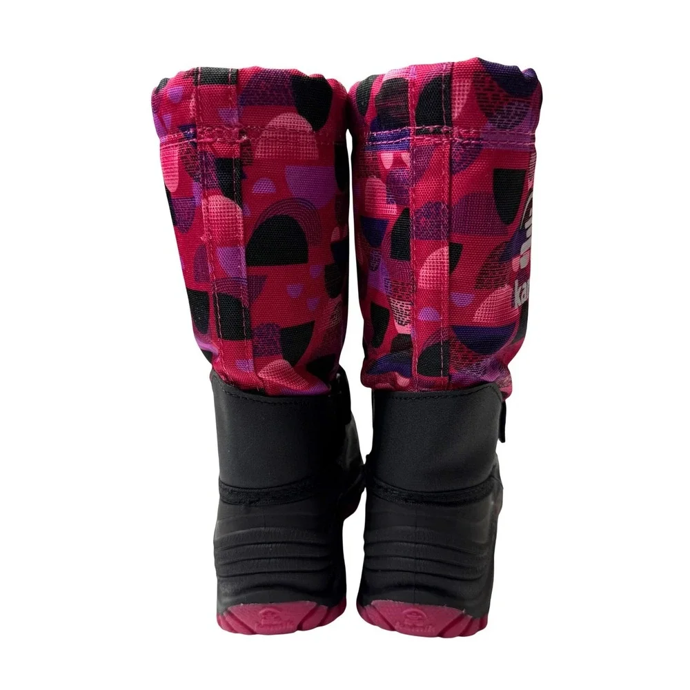 Kamik‎ Kids Insulated Waterproof Winter Boots Girls 1 Pink Print